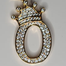 Load image into Gallery viewer, Crowned Initial Pendant Necklace